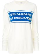 Sonia Rykiel Long-sleeved Sweater - White