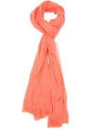 Faliero Sarti 'petra' Scarf, Adult Unisex, Yellow/orange, Silk/cashmere