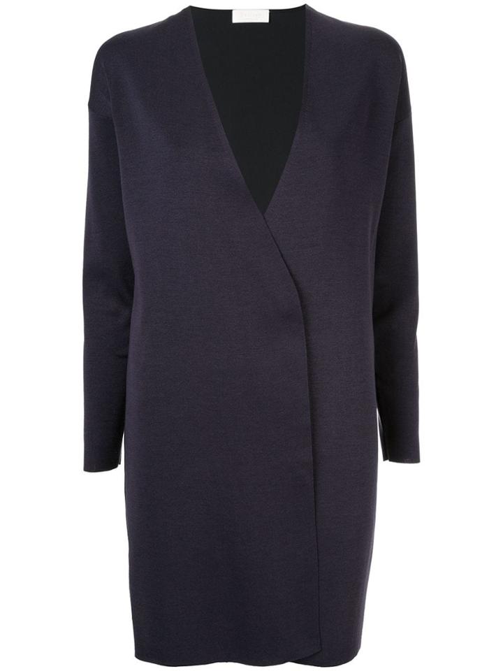 Ballsey Contrast Panel Cardi-coat - Blue