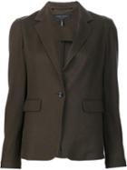 Rag & Bone Single Button Blazer, Women's, Size: 8, Green, Wool
