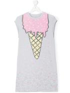 Stella Mccartney Kids Icecream Print Dress - Grey