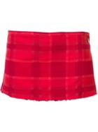 Vivienne Westwood Plaid Pattern Micro Kilt