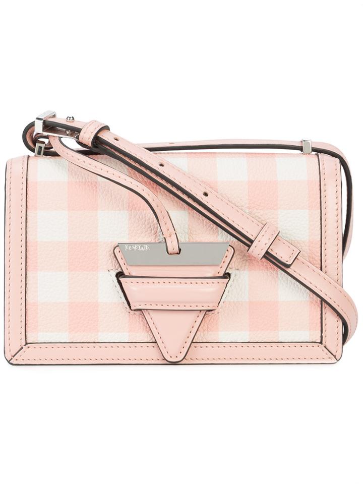 Loewe Gingham Barcelona Bag - Pink & Purple