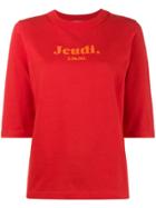 Jour/né Jeudi 23h30 Print T-shirt - Red
