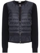 Moncler Maglie Padded Zip Cardigan - Blue