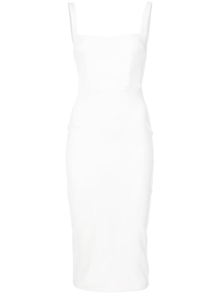 Alex Perry Fitted Dress - White