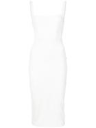 Alex Perry Fitted Dress - White