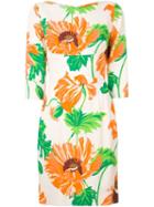 Stella Mccartney Floral Dress, Women's, Size: 44, Nude/neutrals, Viscose/spandex/elastane