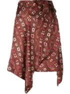 Isabel Marant 'teal' Asymmetric Skirt