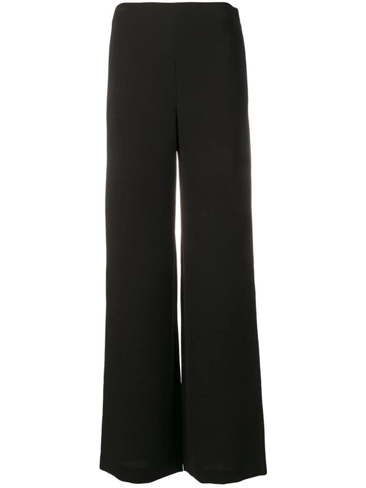 Theory High-waist Flared Trousers - Black