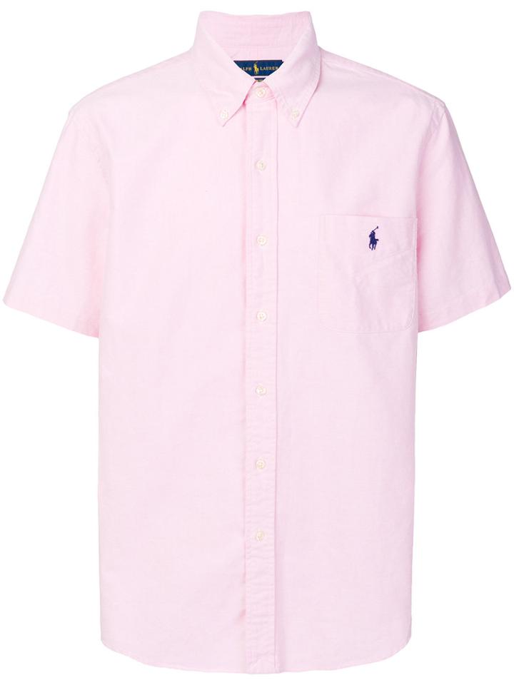 Polo Ralph Lauren Short Sleeve Shirt - Pink & Purple