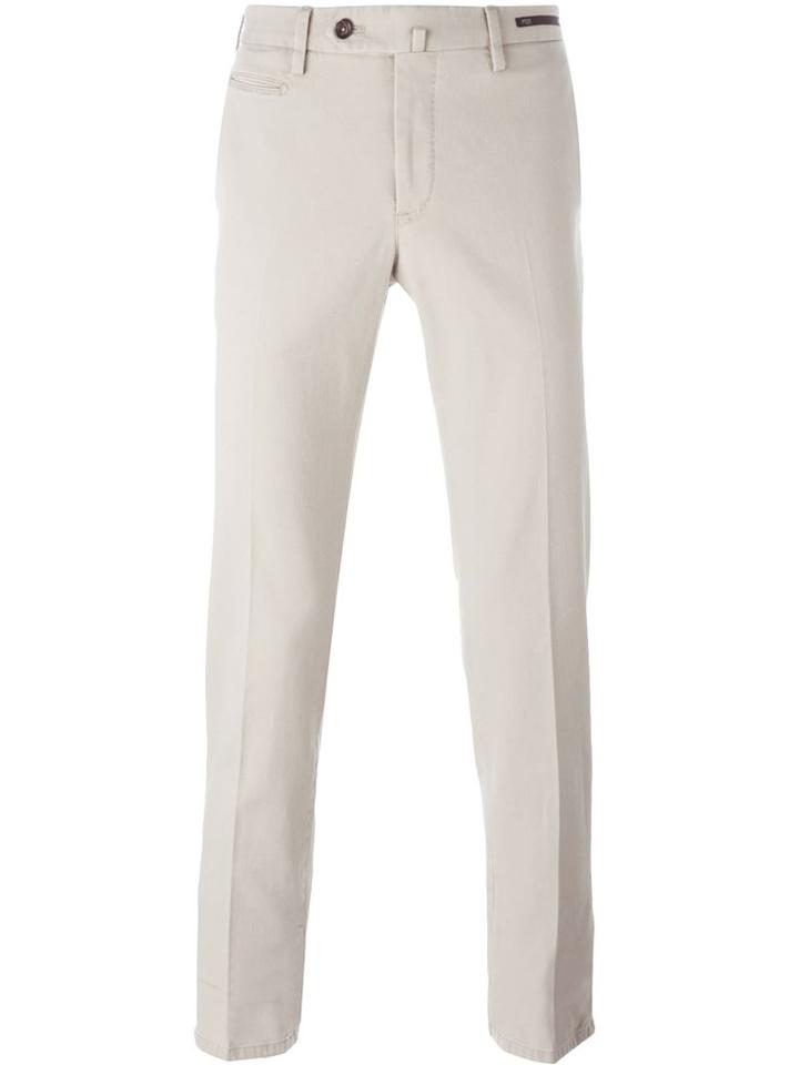 Pt01 Classic Slim Chinos, Men's, Size: 50, Nude/neutrals, Cotton/spandex/elastane