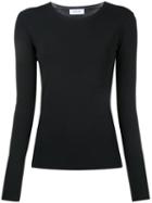 Irene - Crew Neck Jumper - Women - Polyester/rayon - 36, Black, Polyester/rayon