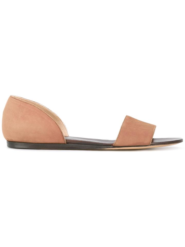 Michel Vivien Two-part Sandals - Brown