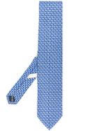 Salvatore Ferragamo All-over Pattern Tie - Blue