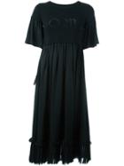 Mm6 Maison Margiela Layered T-shirt Dress, Women's, Size: Small, Black, Cupro/modal/cotton/polyester