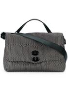 Zanellato Postina Printed Crossbody Bag - Black