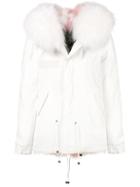 Mr & Mrs Italy Fur Collar Jacket - White