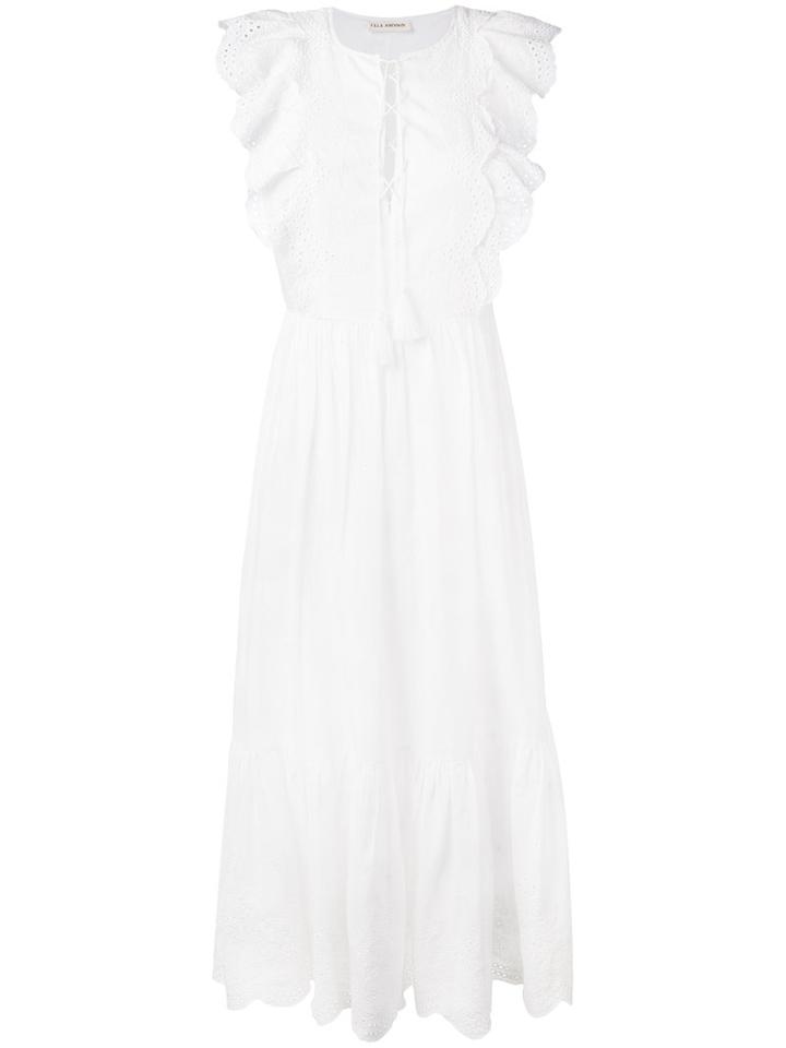 Ulla Johnson - Sleeveless Long Dress - Women - Cotton - 2, White, Cotton