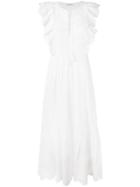 Ulla Johnson - Sleeveless Long Dress - Women - Cotton - 2, White, Cotton