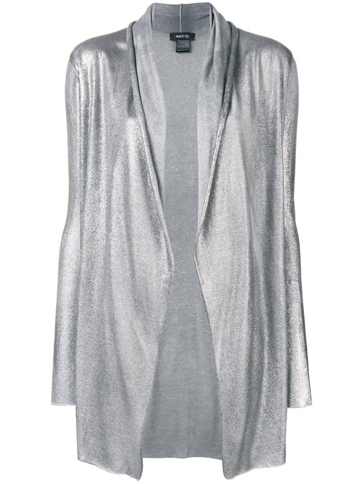 Avant Toi Loose Cardigan - Grey