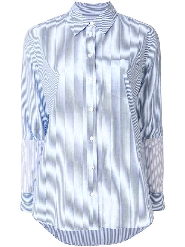 Equipment Pinstripe Shirt - Blue