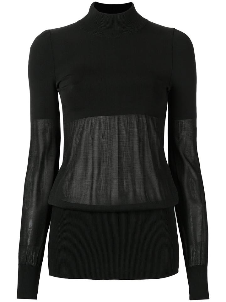 Andrea Bogosian - Knit Top - Women - Spandex/elastane/viscose/polyimide - M, Black, Spandex/elastane/viscose/polyimide