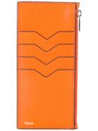 Valextra Cardholder Zip Wallet - Yellow & Orange