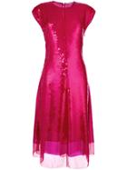 Stella Mccartney Addison Dress - Pink & Purple
