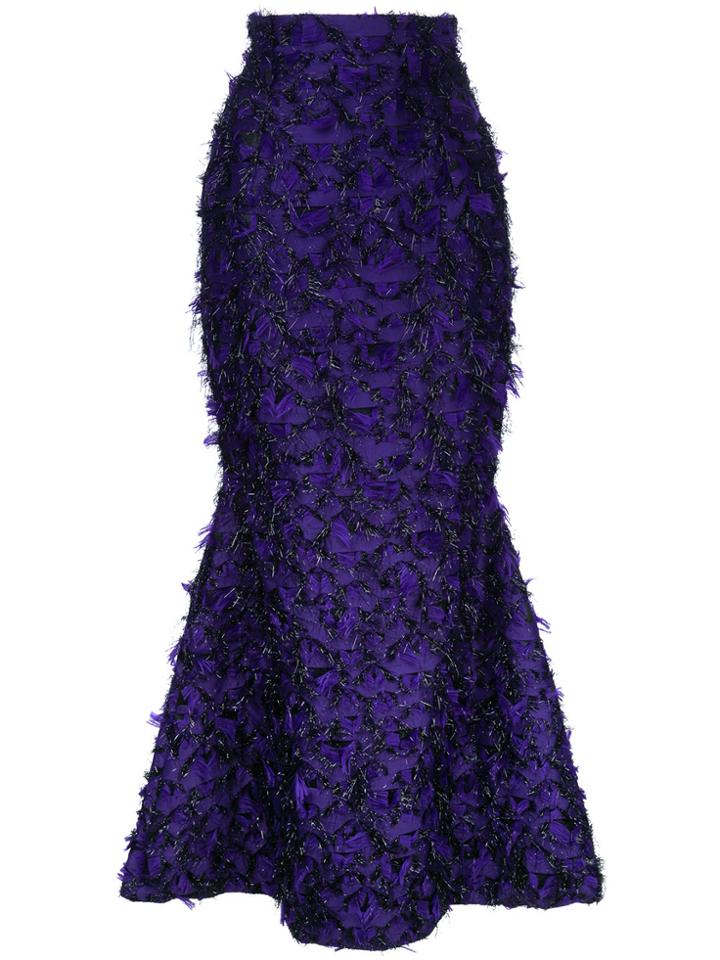 Bambah Violeta Fishtail Skirt - Pink & Purple