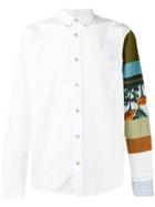 Acne Studios Multi Fabric Sleeve Shirt - White
