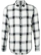 Kazuyuki Kumagai Checked Shirt - White