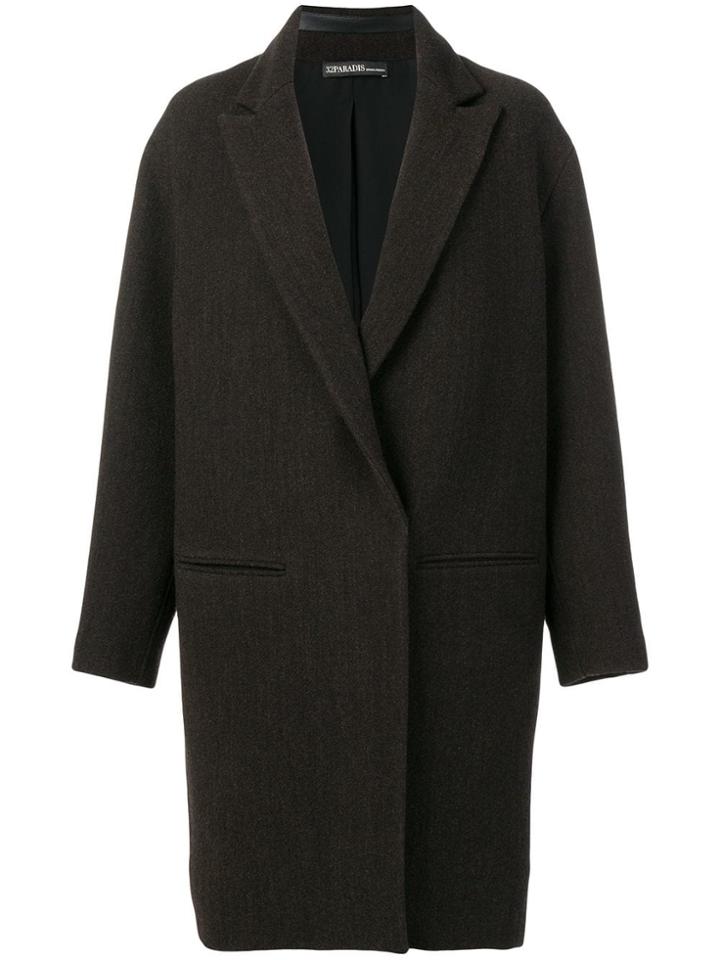 32 Paradis Sprung Frères Single-breasted Overcoat - Grey