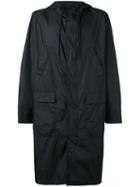 Msgm - Single Breasted Coat - Men - Polyamide - 46, Black, Polyamide