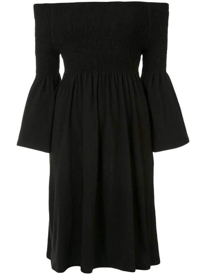 Snobby Sheep Smocked Strapless Dress - Black