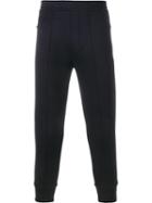 Neil Barrett Gathered Ankle Track Pants, Men's, Size: Large, Blue, Lyocell/cotton/viscose/spandex/elastane