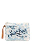 Mc2 Saint Barth Parisienne Hawaiian-print Clutch - Blue