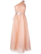 Marchesa Notte One Shoulder Dress - Pink