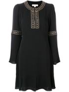 Michael Michael Kors Bell Sleeve Shift Dress - Black