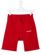 Dsquared2 Kids Drawstring Shorts, Boy's, Size: 14 Yrs, Red