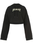 Fenty X Puma Cropped Logo Hoodie - Black
