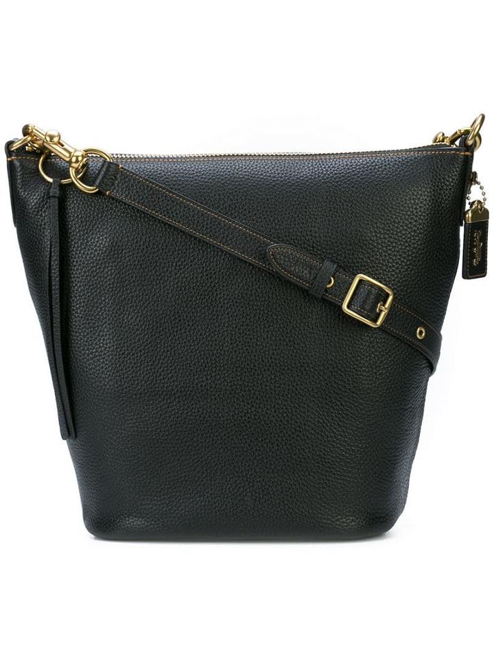Coach Pebbled Bucket Tote - B4/black