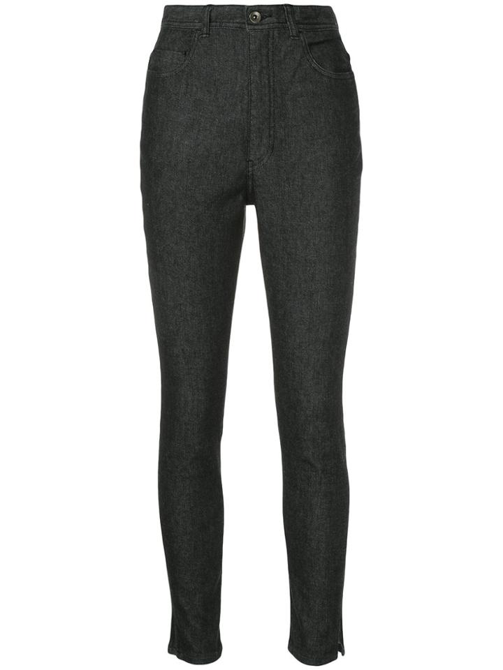 En Route Slim High-waisted Jeans - Black