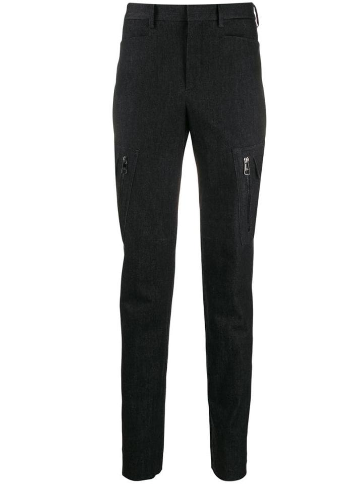 Neil Barrett Denim Cargo Pants - Black
