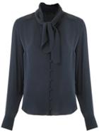 Talie Nk - Silk Shirt - Women - Silk - 36, Black, Silk