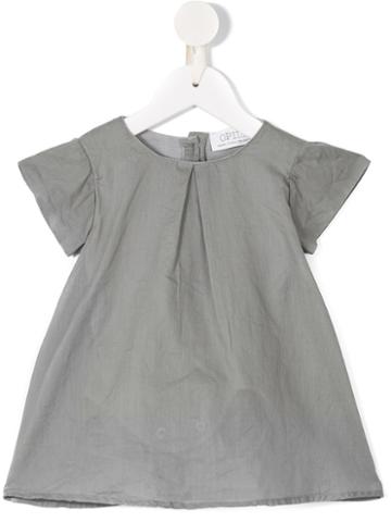 Opililai - Toile Shift Dress - Kids - Cotton - 18 Mth, Grey