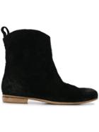Marsèll Slip-on Cowboy Boots - Black