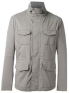 Eleventy Zip Up Military Jacket, Men's, Size: Xl, Nude/neutrals, Silk/polyamide/spandex/elastane/wool