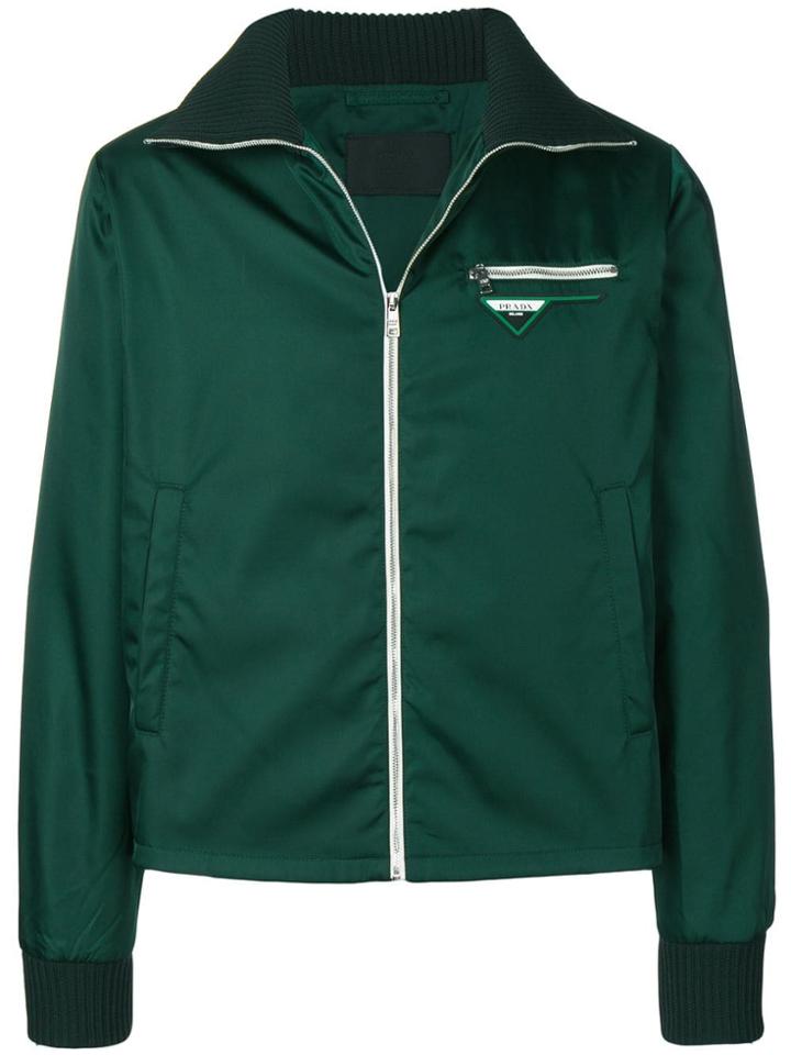 Prada Gabardine Jacket - Green