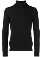 La Fileria For D'aniello Roll-neck Fitted Sweater - Black